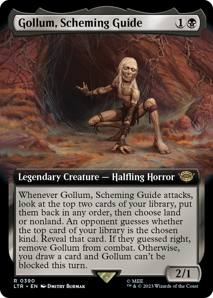 Gollum, Scheming Guide (Extended Art) (390) [The Lord of the Rings: Tales of Middle-earth] - Deck Out Gaming