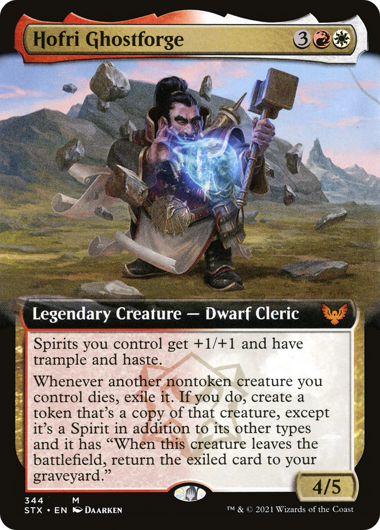 Hofri Ghostforge (Extended Art) (344) [Strixhaven: School of Mages] foil - Deck Out Gaming