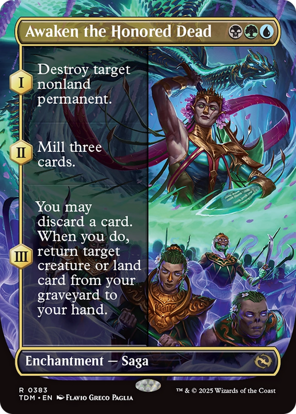 Awaken the Honored Dead (Borderless) (383) [Tarkir: Dragonstorm] - Deck Out Gaming