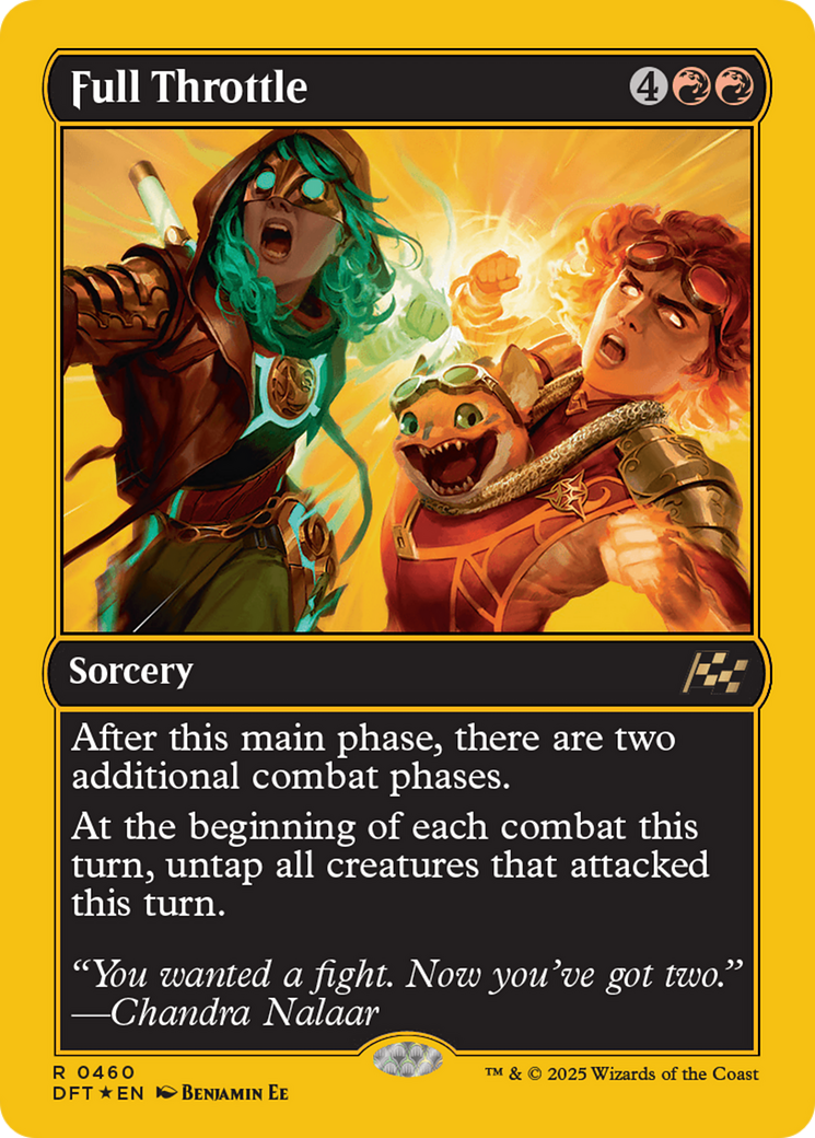 Full Throttle (First-Place Foil) (460) [Aetherdrift] foil - Deck Out Gaming