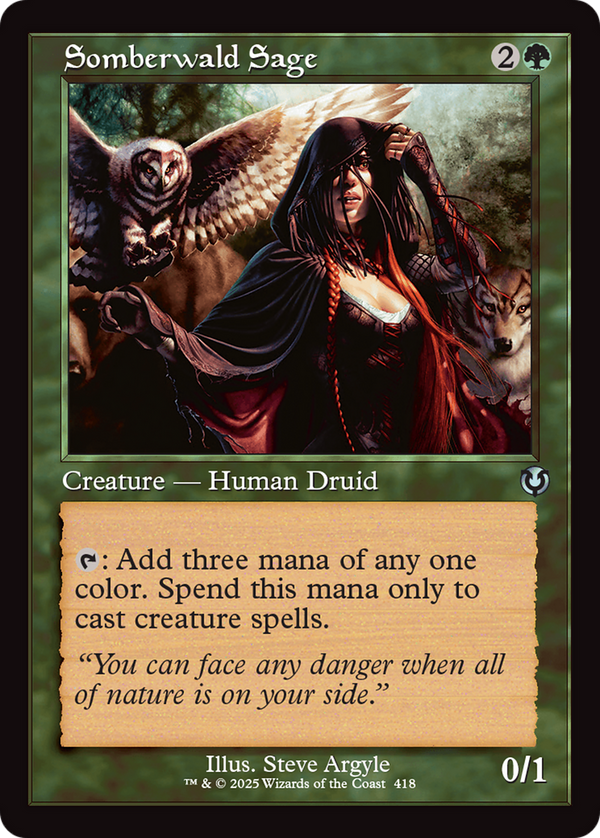 Somberwald Sage (Retro Frame) (418) [Innistrad Remastered] - Deck Out Gaming