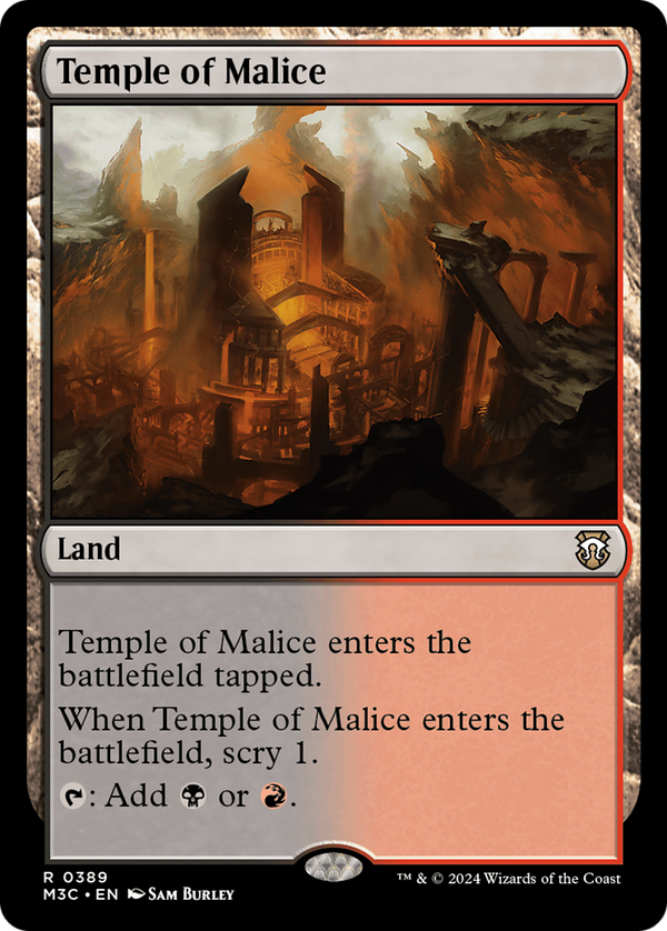 Temple of Malice (389) [Modern Horizons 3 Commander] - Deck Out Gaming