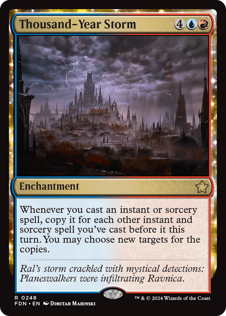 Thousand-Year Storm (248) [Foundations] foil - Deck Out Gaming