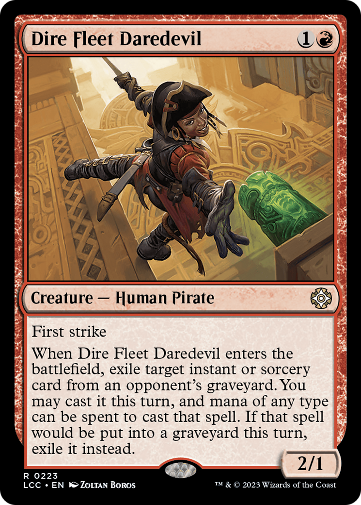Dire Fleet Daredevil (223) [The Lost Caverns of Ixalan Commander] - Deck Out Gaming