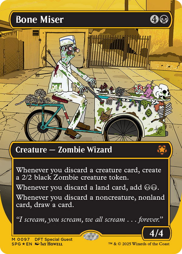 Bone Miser (Borderless) (First-Place Foil) (97) [Special Guests] foil - Deck Out Gaming
