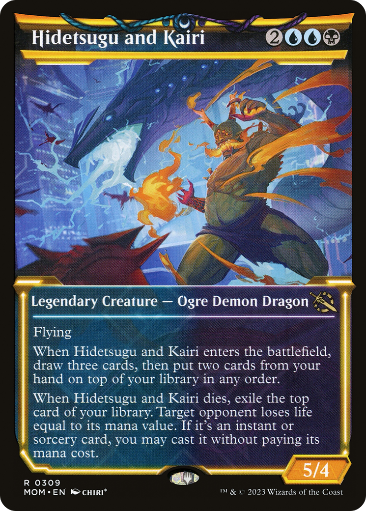 Hidetsugu and Kairi (Showcase) (309) [March of the Machine] foil - Deck Out Gaming