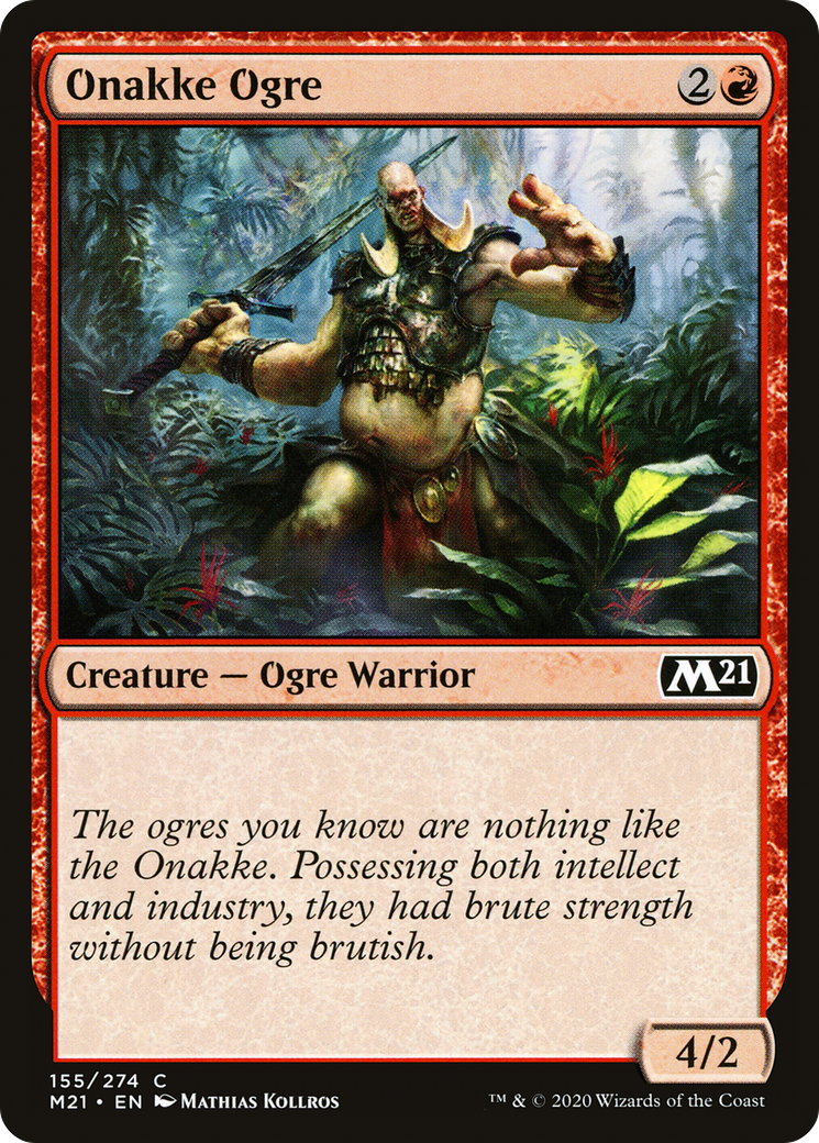 Onakke Ogre (155) [Core Set 2021] foil - Deck Out Gaming