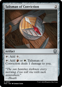 Talisman of Conviction (307) [Modern Horizons 3 Commander] - Deck Out Gaming