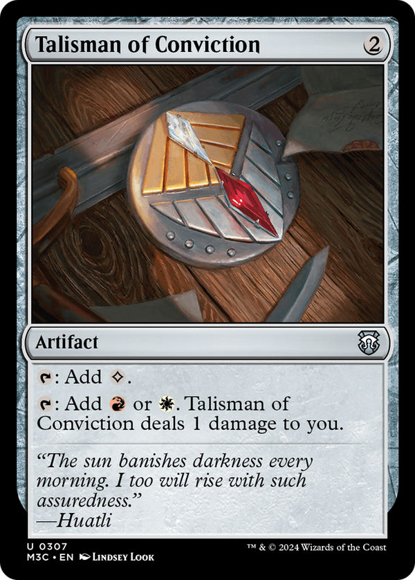 Talisman of Conviction (307) [Modern Horizons 3 Commander] - Deck Out Gaming