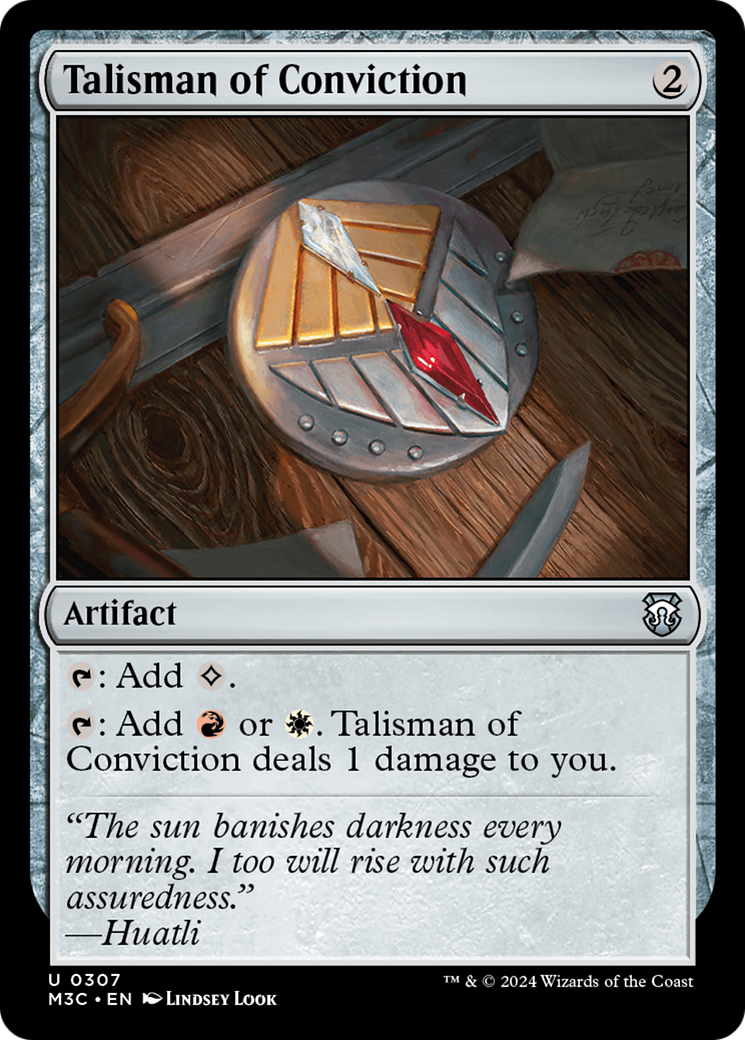 Talisman of Conviction (307) [Modern Horizons 3 Commander] - Deck Out Gaming