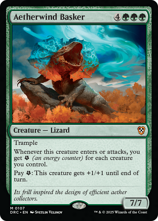 Aetherwind Basker (107) [Commander: Aetherdrift] - Deck Out Gaming