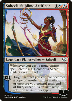 Saheeli, Sublime Artificer (338) [March of the Machine Commander] - Deck Out Gaming