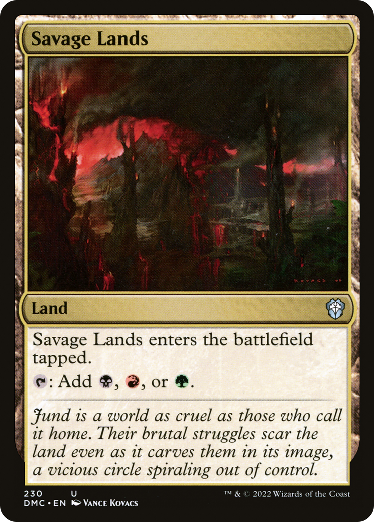 Savage Lands (230) [Commander: Dominaria United] - Deck Out Gaming