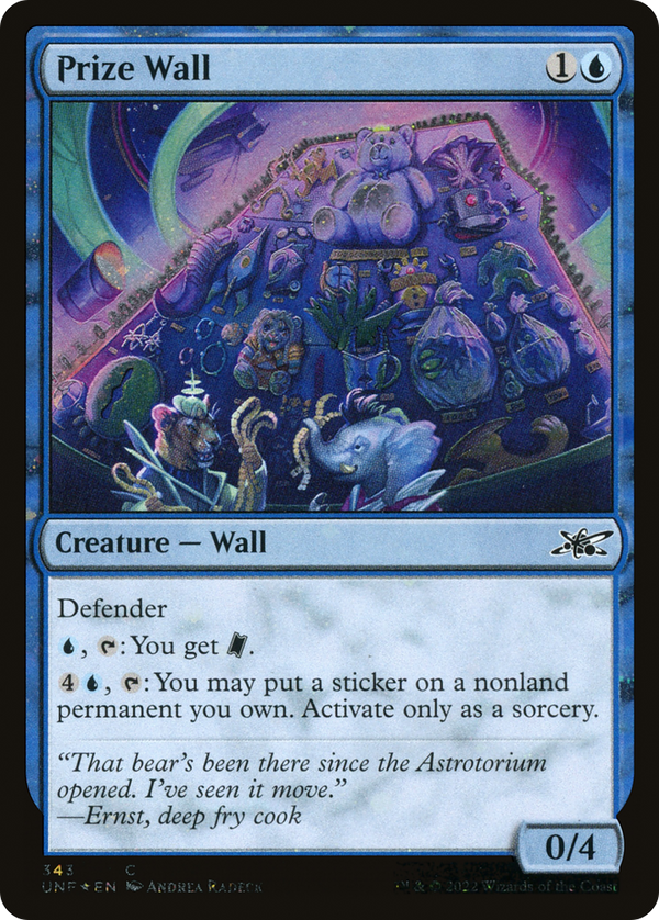 Prize Wall (Galaxy Foil) (343) [Unfinity] foil - Deck Out Gaming