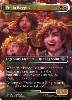 Frodo Baggins (Borderless) (404) [The Lord of the Rings: Tales of Middle-earth] - Deck Out Gaming