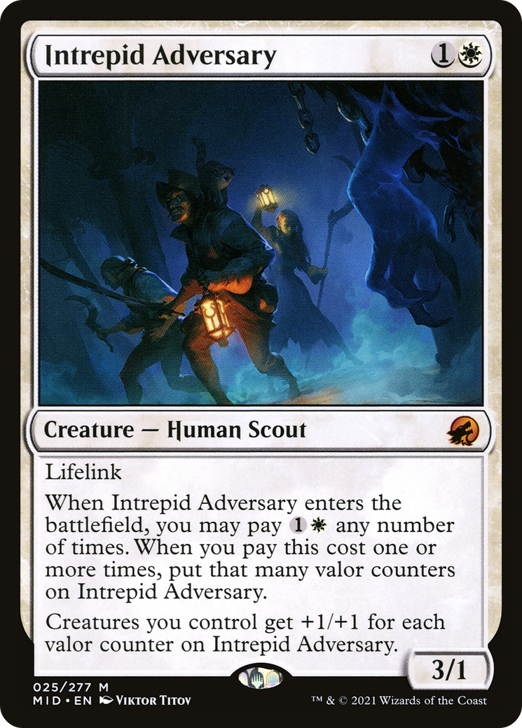 Intrepid Adversary (25) [Innistrad: Midnight Hunt] foil - Deck Out Gaming