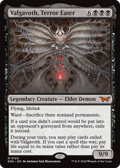 Valgavoth, Terror Eater (120) [Duskmourn: House of Horror] foil - Deck Out Gaming