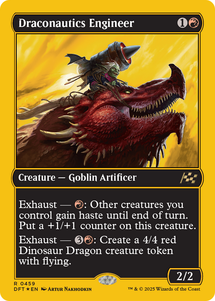 Draconautics Engineer (First-Place Foil) (459) [Aetherdrift] foil - Deck Out Gaming