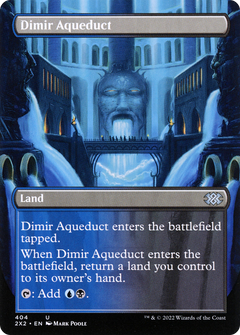 Dimir Aqueduct (Borderless) (404) [Double Masters 2022] foil - Deck Out Gaming