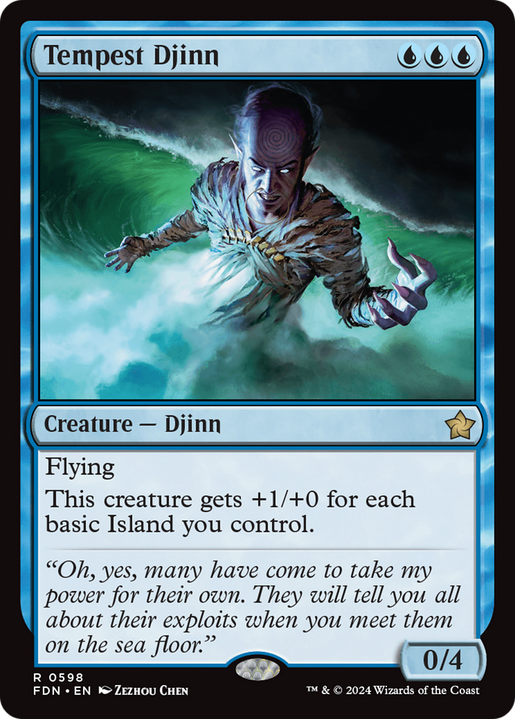 Tempest Djinn (598) [Foundations]-1