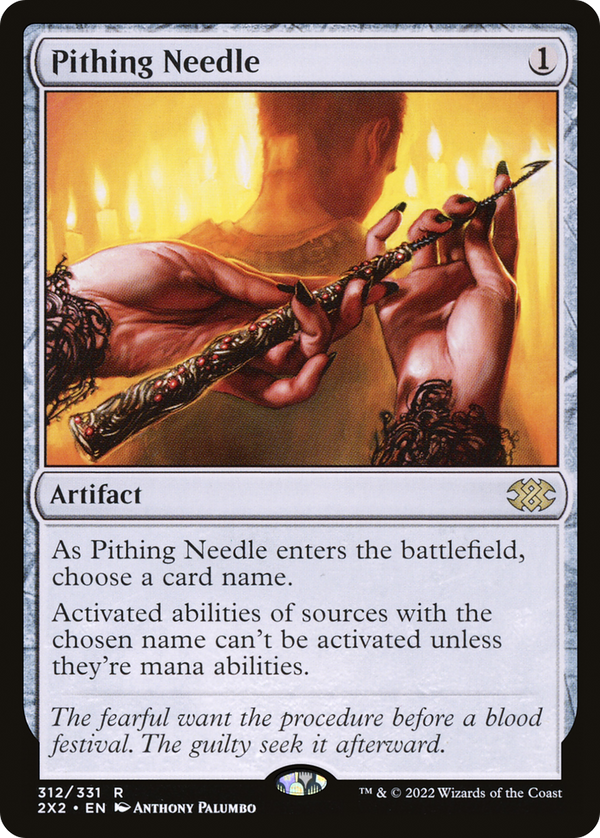 Pithing Needle (312) [Double Masters 2022] - Deck Out Gaming