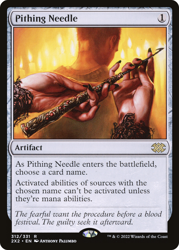 Pithing Needle (312) [Double Masters 2022] - Deck Out Gaming