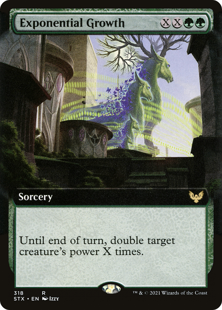 Exponential Growth (Extended Art) (318) [Strixhaven: School of Mages] - Deck Out Gaming
