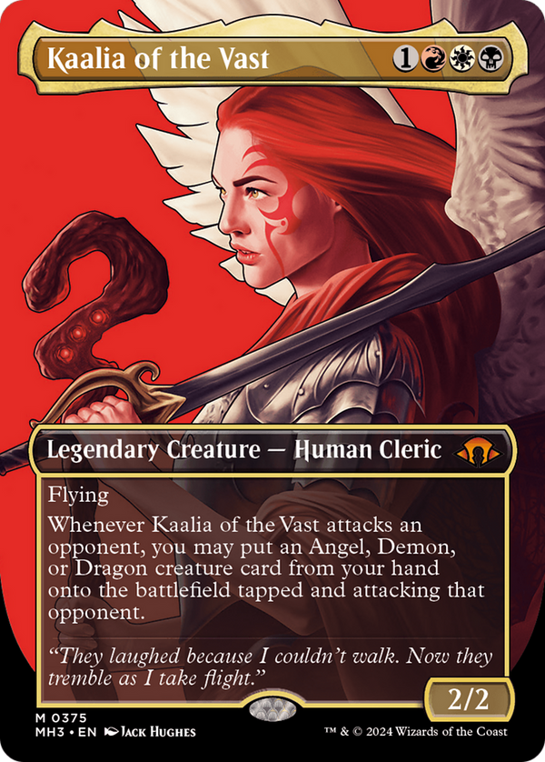 Kaalia of the Vast (Borderless) (0375) (375) [Modern Horizons 3] foil - Deck Out Gaming