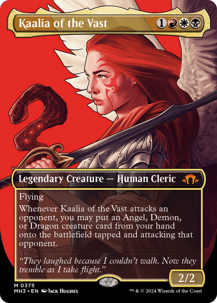 Kaalia of the Vast (Borderless) (0375) (375) [Modern Horizons 3] - Deck Out Gaming