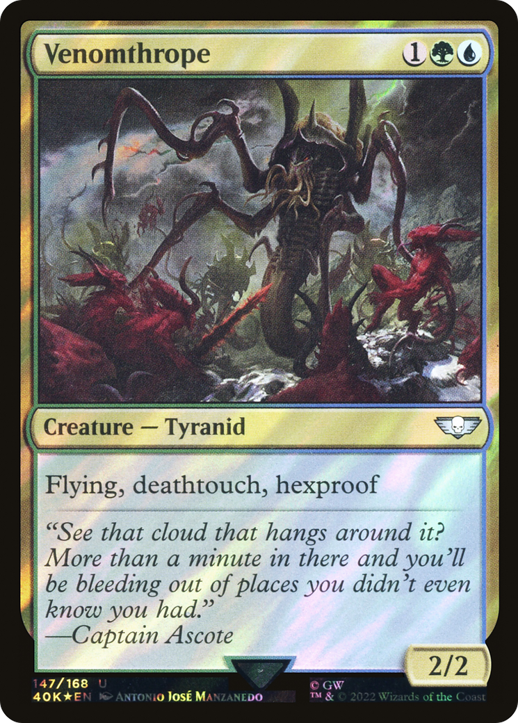 Venomthrope (Surge Foil) (147) [Warhammer 40,000 Commander] foil - Deck Out Gaming