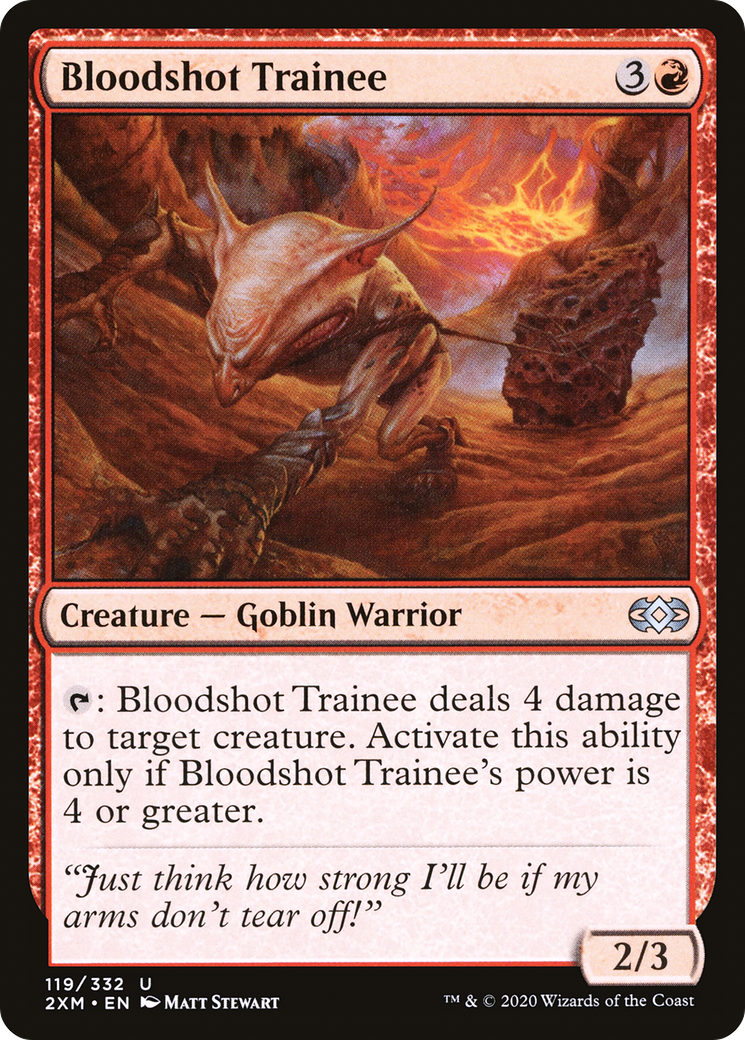 Bloodshot Trainee (119) [Double Masters] - Deck Out Gaming