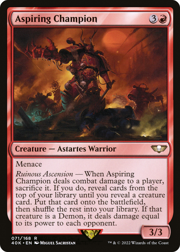 Aspiring Champion (71) [Universes Beyond: Warhammer 40,000] - Deck Out Gaming