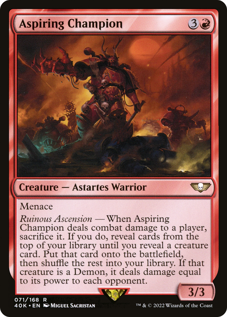 Aspiring Champion (71) [Universes Beyond: Warhammer 40,000] - Deck Out Gaming