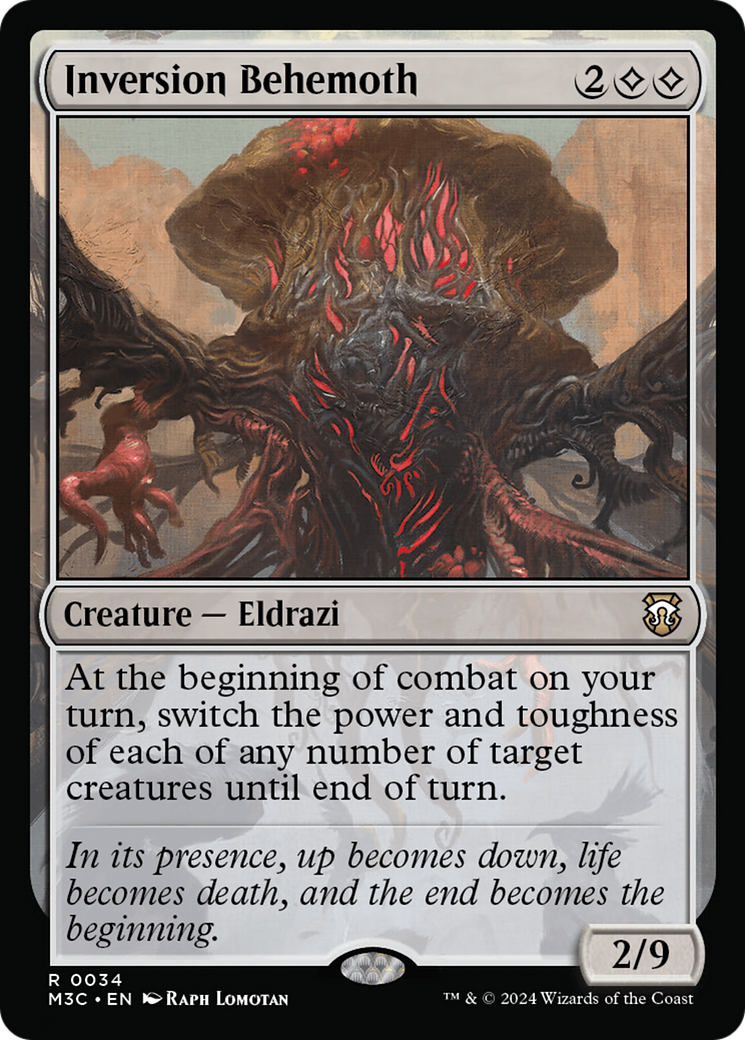 Inversion Behemoth (34) [Modern Horizons 3 Commander] - Deck Out Gaming