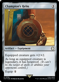 Champion's Helm (Surge Foil) (756) [Fallout] foil - Deck Out Gaming