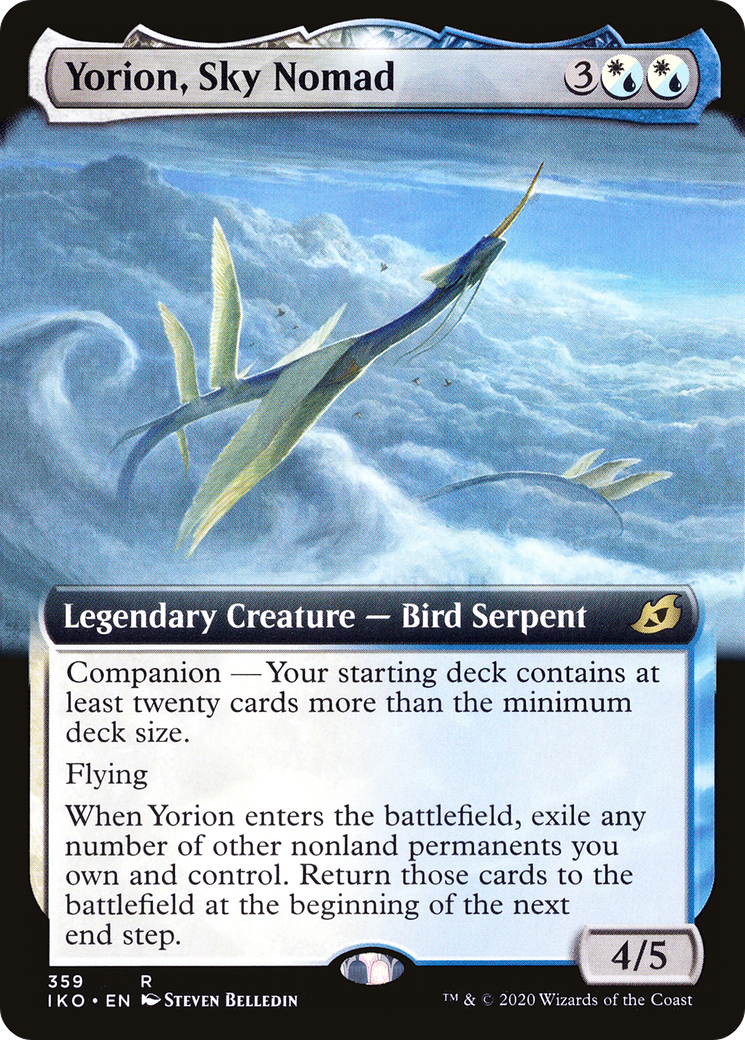 Yorion, Sky Nomad (Extended Art) (359) [Ikoria: Lair of Behemoths] - Deck Out Gaming