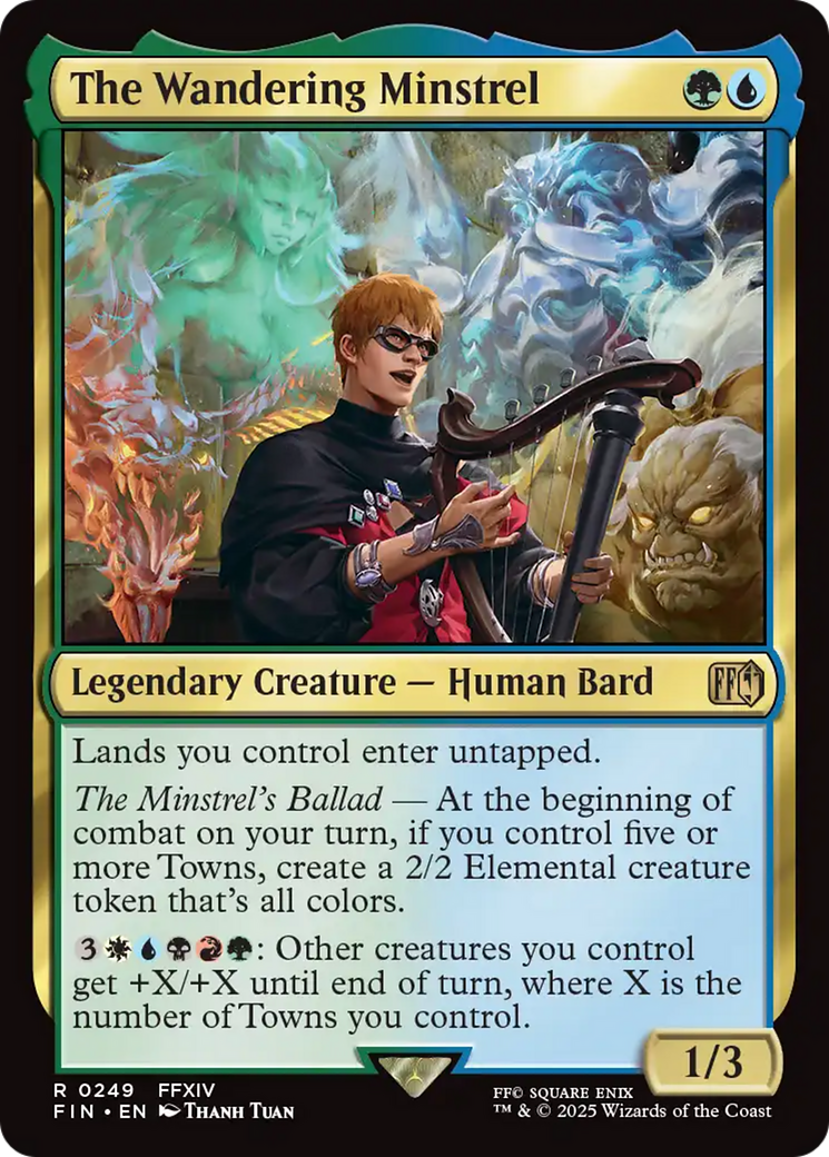 The Wandering Minstrel (249) [FINAL FANTASY] foil - Deck Out Gaming