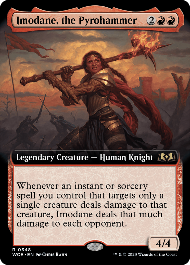 Imodane, the Pyrohammer (Extended Art) (348) [Wilds of Eldraine] foil - Deck Out Gaming