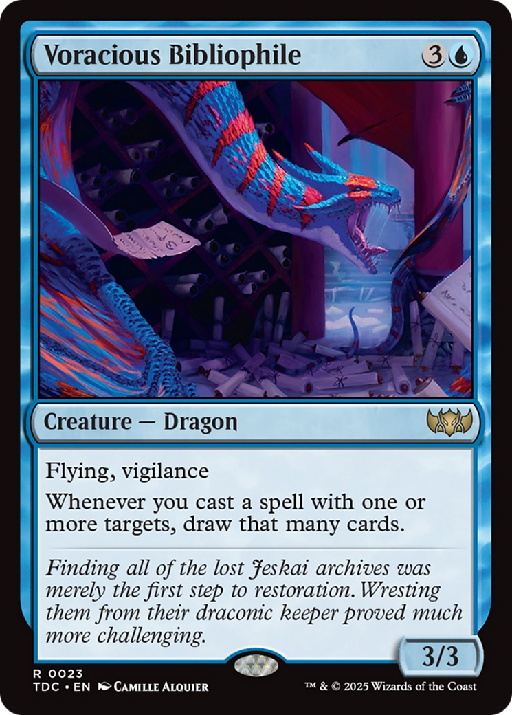 Voracious Bibliophile (23) [Commander: Tarkir: Dragonstorm] - Deck Out Gaming