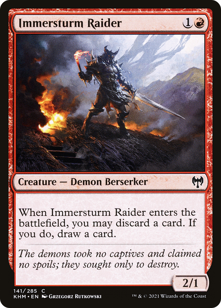 Immersturm Raider (141) [Kaldheim] - Deck Out Gaming