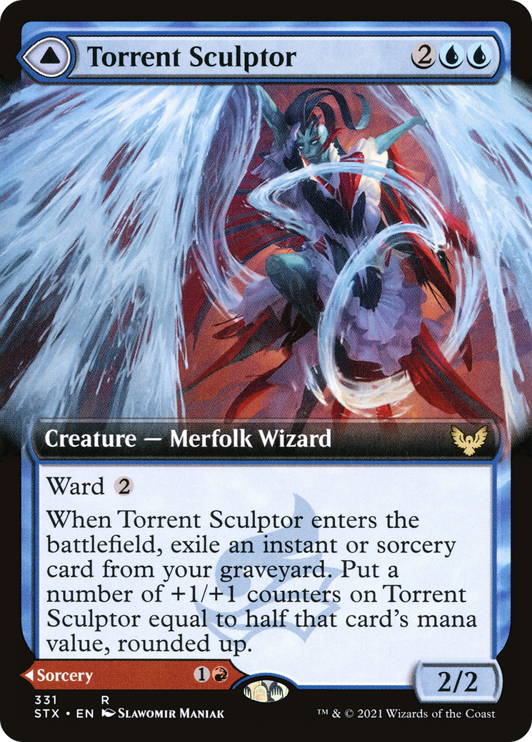 Torrent Sculptor (Extended Art) (331) [Strixhaven: School of Mages] - Deck Out Gaming