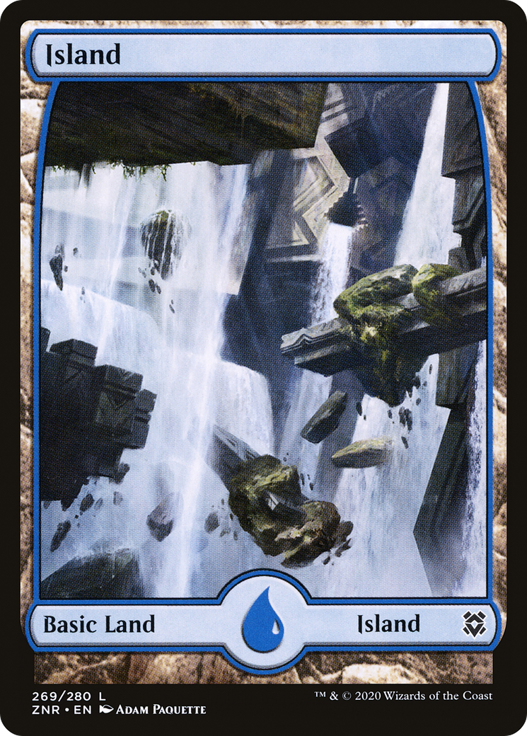 Island (269) [Zendikar Rising] foil - Deck Out Gaming