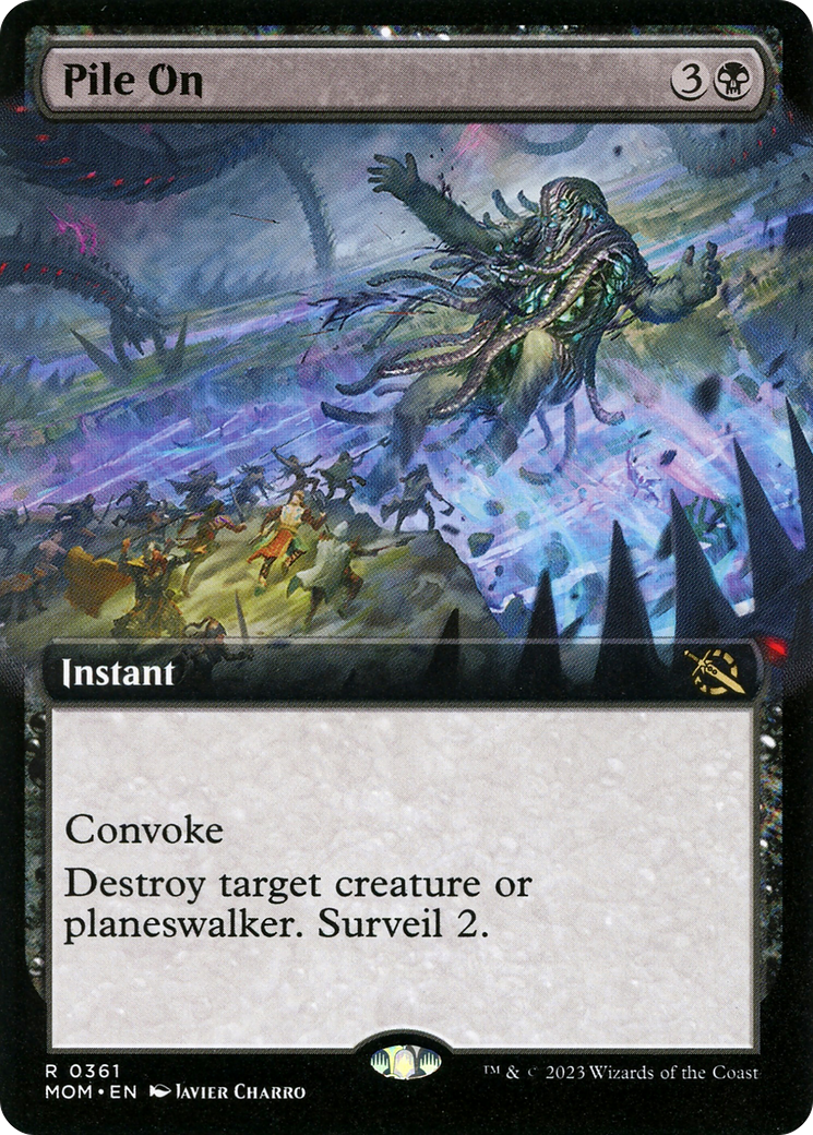 Pile On (Extended Art) (361) [March of the Machine] - Deck Out Gaming