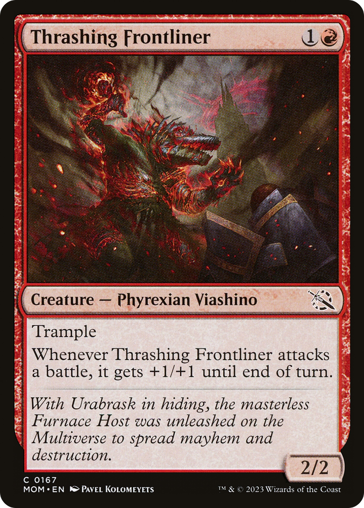 Thrashing Frontliner (167) [March of the Machine] - Deck Out Gaming
