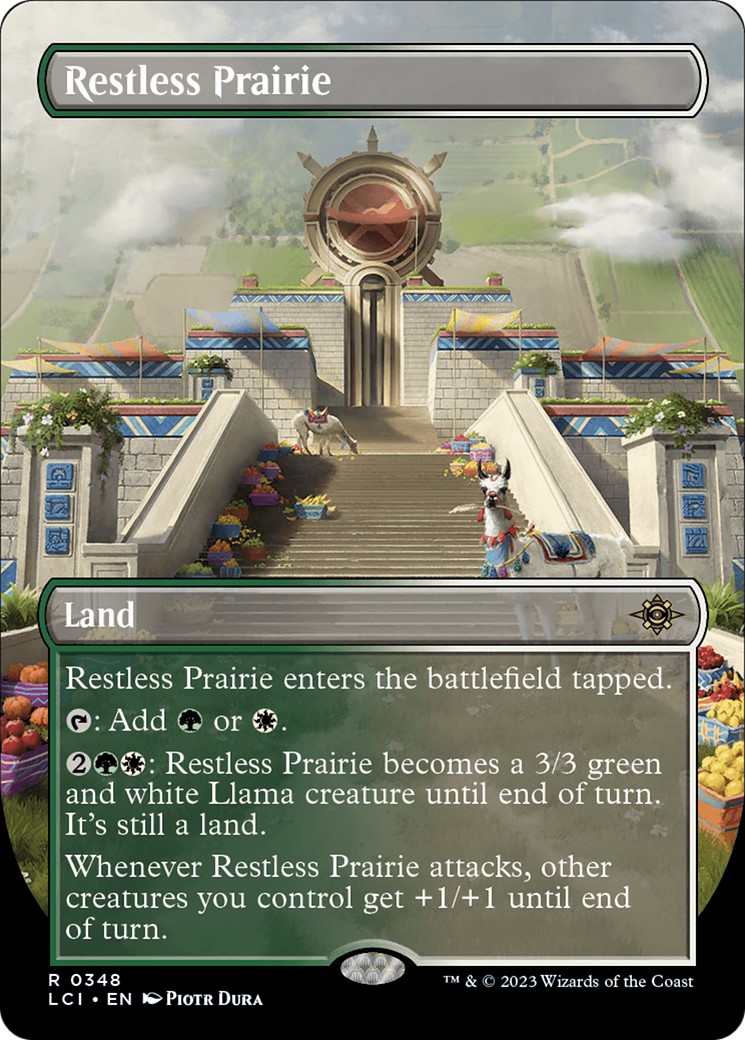 Restless Prairie (Borderless) (348) [The Lost Caverns of Ixalan] foil - Deck Out Gaming