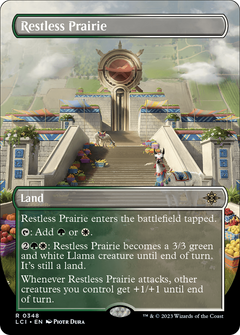 Restless Prairie (Borderless) (348) [The Lost Caverns of Ixalan] foil - Deck Out Gaming