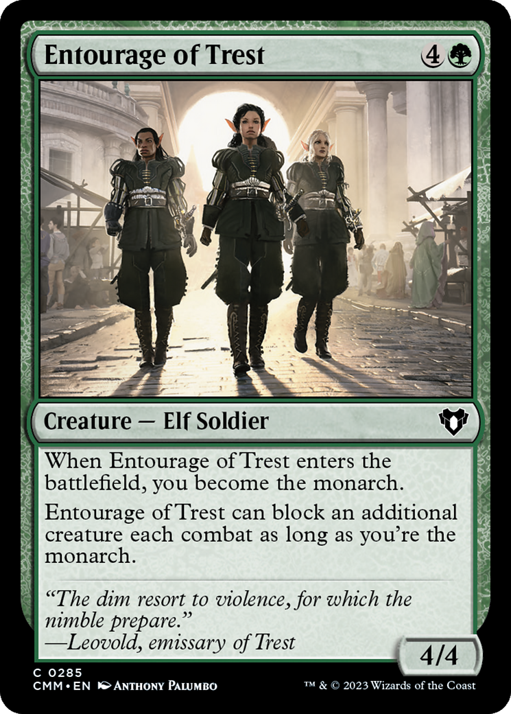 Entourage of Trest (285) [Commander Masters] - Deck Out Gaming