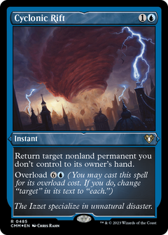 Cyclonic Rift (485) [Commander Masters] etched - Deck Out Gaming