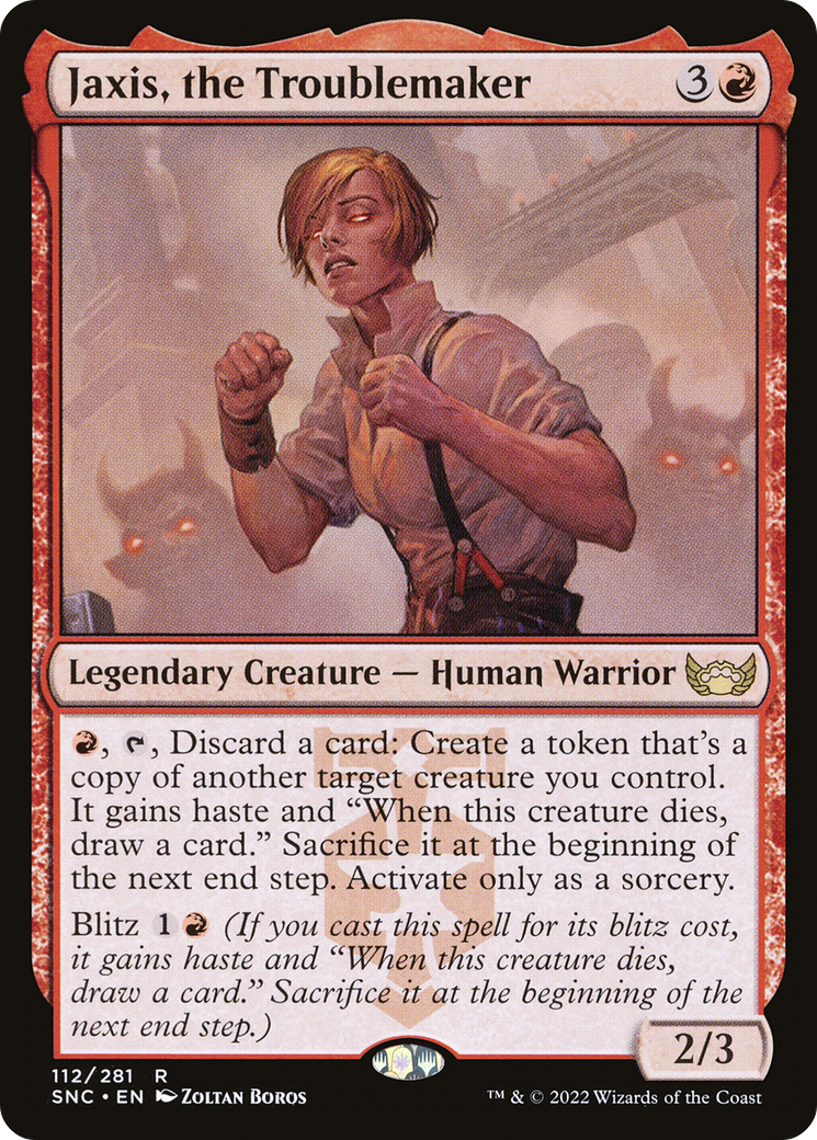 Jaxis, the Troublemaker (112) [Streets of New Capenna] - Deck Out Gaming