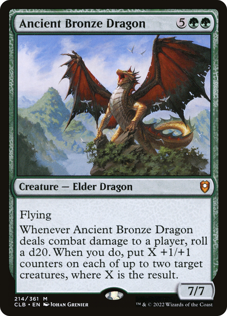 Ancient Bronze Dragon (214) [Commander Legends: Battle for Baldur's Gate] - Deck Out Gaming